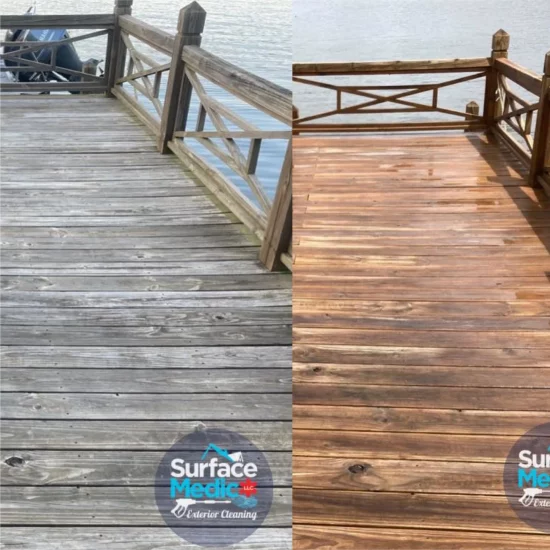 Soft Washing Deck and Fence Cleaning