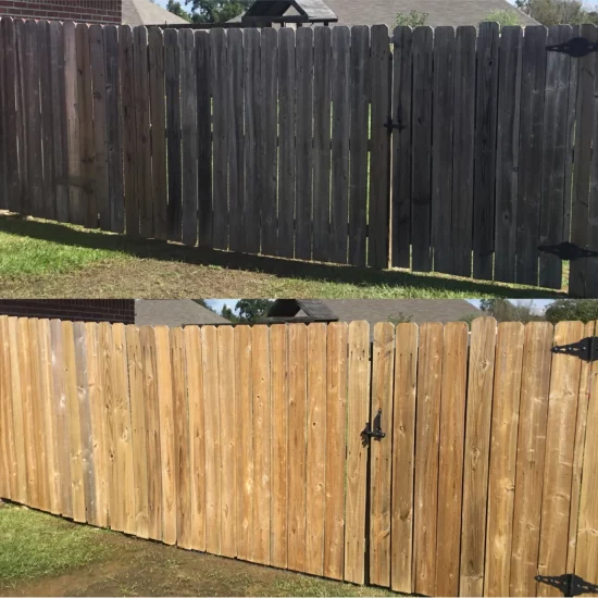 Soft Washing Fence Cleaning